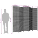 parawan-5-panelowy-brazowy-polirattan-producent-vidaxl-stan-nowy