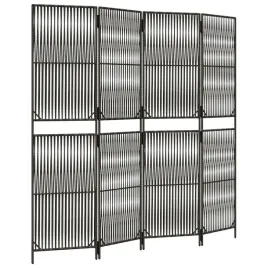 parawan-4-panelowy-szary-polirattan