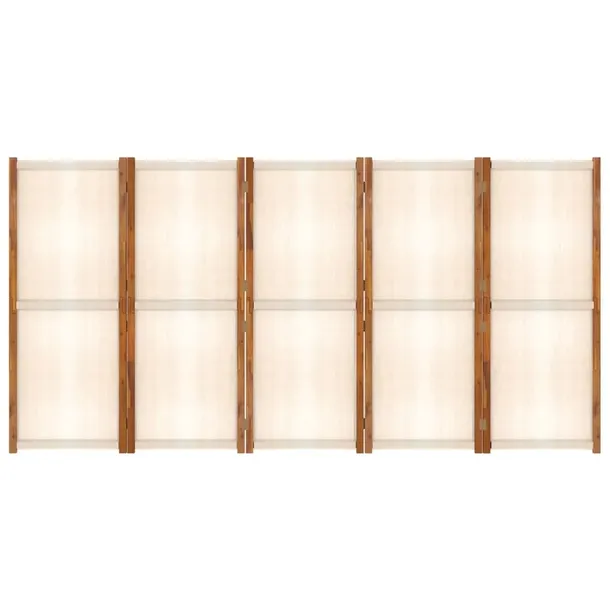 parawan-5-panelowy-kremowy-350-x-180-cm-stan-nowy-producent-vidaxl