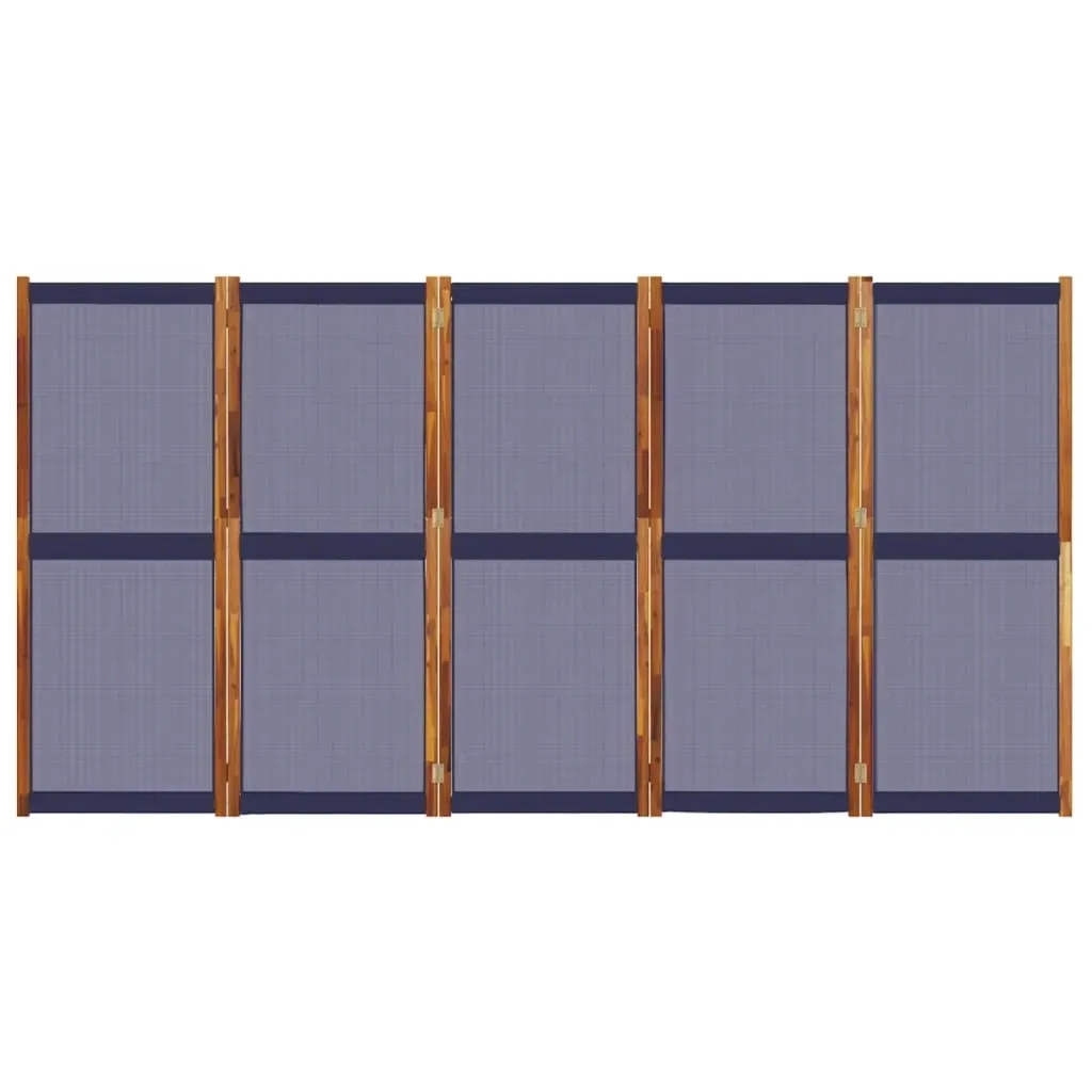 parawan-5-panelowy-ciemnoniebieski-350x180-cm