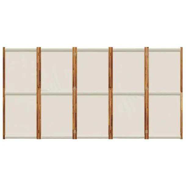 parawan-5-panelowy-jasnoszary-350x180-cm-producent-vidaxl
