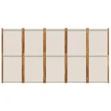 parawan-5-panelowy-jasnoszary-350x180-cm-producent-vidaxl