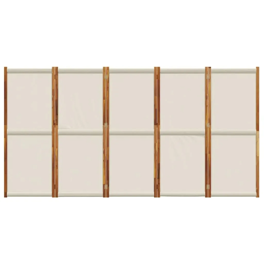 parawan-5-panelowy-jasnoszary-350x180-cm