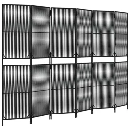 parawan-6-panelowy-czarny-polirattan