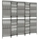 parawan-5-panelowy-szary-polirattan