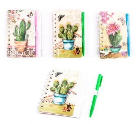 notes-z-dlugopisem-kaktus-prezent-dla-ucznia-10x14cm-zestaw-4szt