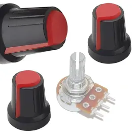 rosfix-2x-galka-potencjometru-os-6mm-czerwona-15x17mm