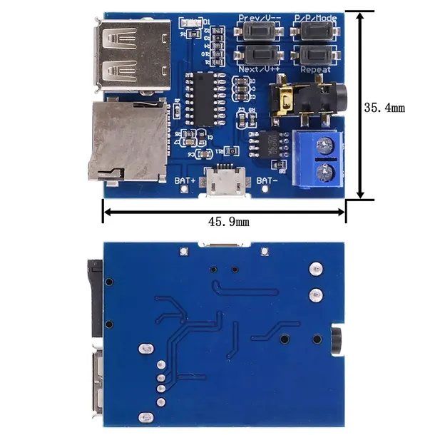 modul-odtwarzacza-mp3-usb-micro-sd-stan-nowy