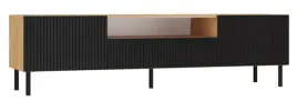 nowoczesna-szafka-rtv-160-cm-artisan-czarny-kamika-slim-ts-3-kolory