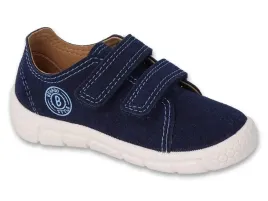 trampki-buty-dzieciece-chlopiece-na-rzepy-granatowe-befado-909p007