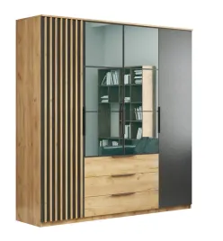 szafa-otwierana-z-lamelami-200x215x61-cm-d4-mebletelenga-craft-zloty-czarny