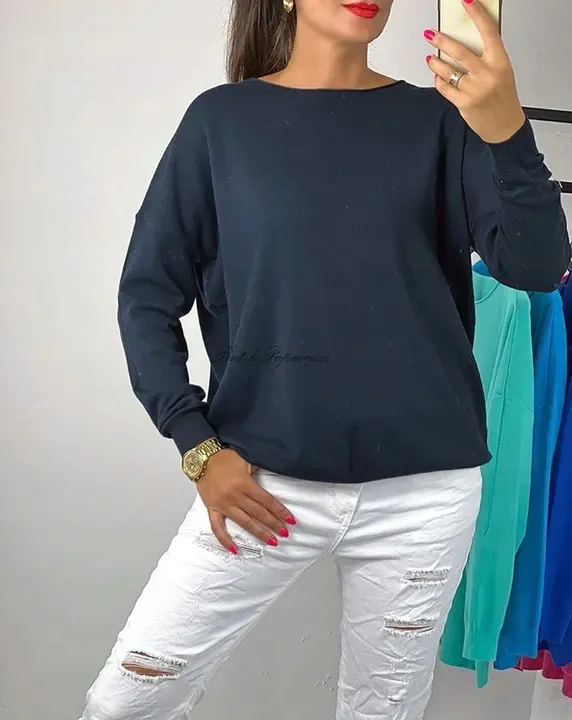 sweter-classic-basic-granat