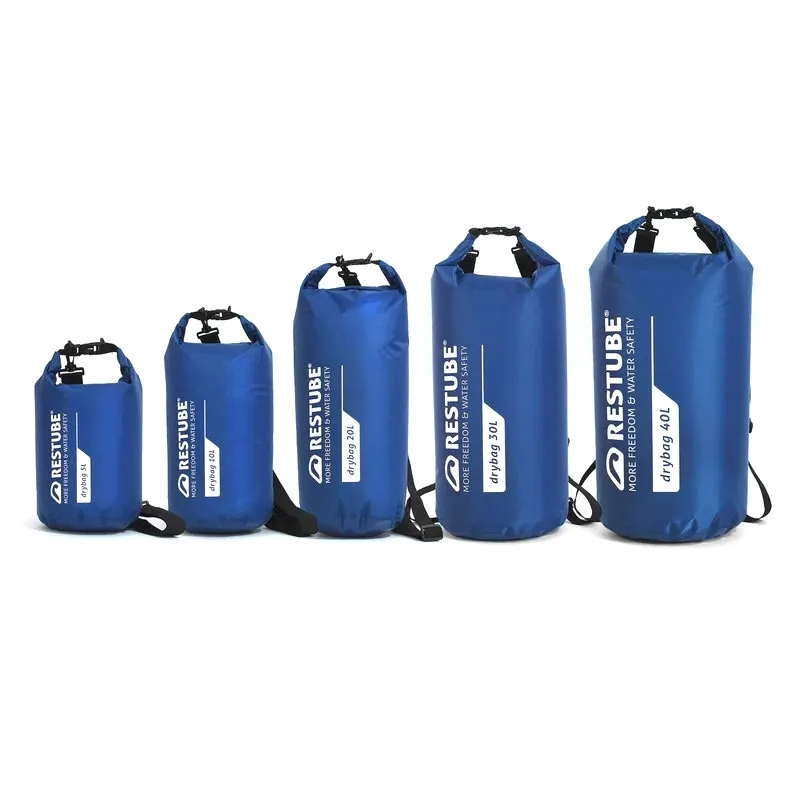 worek-drybag-restube-10-l-niebieski-wodoodporny-szczelny-rolowany-wygodny-stan-nowy