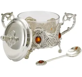srebrna-cukiernica-lyzeczka-metalowa-platerowana