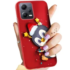 etui-do-redmi-note-12-5g-poco-x5-wzory-swieta-christmas-mikolaj-pingwin