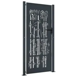 brama-ogrodowa-antracytowa-110-x-180-cm-stal-ocynkowana-wzor-laserowy