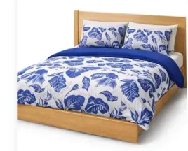 posciel-220x200-bawelna-satynowa-smukee-liscie-niebieska-komplet-zamek-ykk