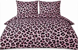 posciel-bawelniana-160x200-smukee-pantera-rozowo-czarna-ykk-komplet-3el