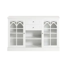 kredens-komoda-do-kuchni-bialy-polysk-szklane-drzwi-2-szuflady-120x39x78-cm