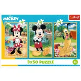 puzzle-trefl-myszka-miki-3x50-elementow-marka-trefl