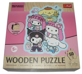 puzzle-trefl5-50-drewniane-hello-kitty-i-przyjaciele-z-niespodzianka