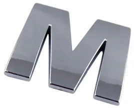 emblemat-litera-literka-cyfra-cyfry-chrom-m-a9x42