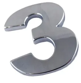 emblemat-cyfra-cyfry-litera-literka-chrom-3-trzy-c2b30