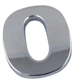 emblemat-litera-literka-cyfra-cyfry-chrom-o-o-z8g11