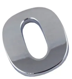 emblemat-litera-literka-cyfra-cyfry-chrom-o-o-j6k88