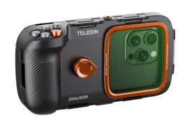 telesin-uniwersalne-etui-wodoodporne-metalowe-do-nurkowania-20m-czarne