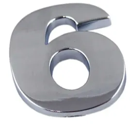 emblemat-cyfra-cyfry-litera-literka-chrom-6-szesc-i3x95