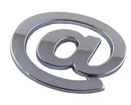 emblemat-litera-literka-cyfra-cyfry-chrom-malpa-v9r78