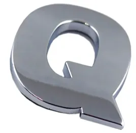 emblemat-litera-literka-cyfra-cyfry-chrom-q-q-c0h69