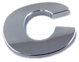 emblemat-litera-literka-cyfra-cyfry-chrom-c-c-j5e71