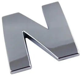 emblemat-litera-literka-cyfra-cyfry-chrom-n-n-z2d73