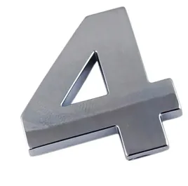 emblemat-cyfra-cyfry-litera-literka-chrom-4-cztery-g6y00