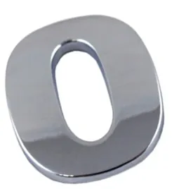emblemat-cyfra-cyfry-litera-literka-chrom-0-zero-a9y81