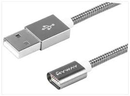 y4r49-kabel-w-oplocie-20cm-usb-greater-magnes-neodymowy-89464