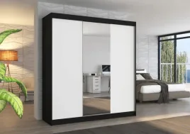 szafa-przesuwna-200-cm-czarna-biala-z-lustrem-do-sypialni-santiago