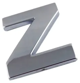 e2m47-emblemat-litera-literka-cyfra-cyfry-chrom-z