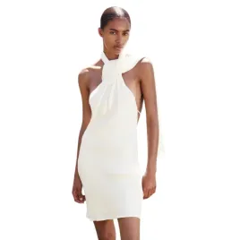 sukienka-damska-zara-mini-biala-ecru-kwiat-roza-3d-halter