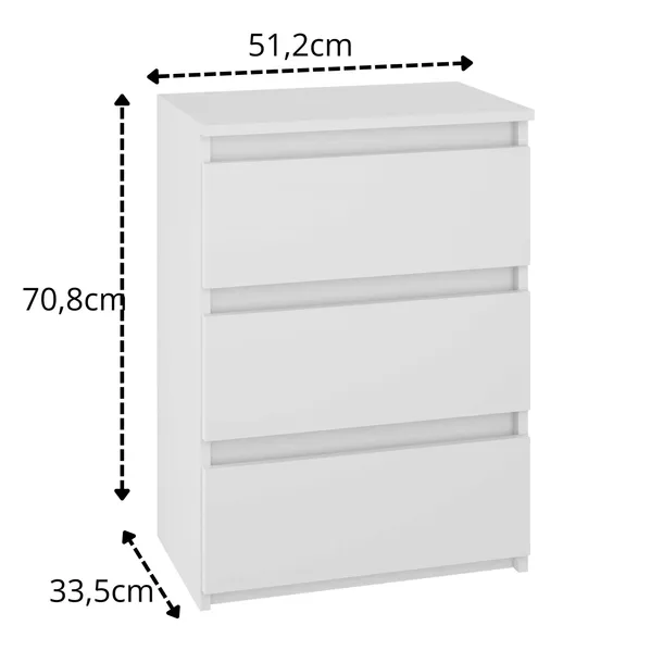komoda-basic-biala-3-szuflady-material-plyta-laminowana