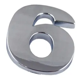 emblemat-cyfra-cyfry-litera-duza-chrom-6-szesc-r9b77
