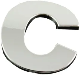 emblemat-litera-literka-chrom-c-c-duze-56cm-c9n64