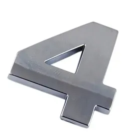 emblemat-cyfra-cyfry-litera-literka-chrom-4-cztery-i5s34