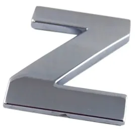 emblemat-litera-literka-cyfra-cyfry-chrom-z-z-q9u43