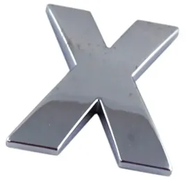 emblemat-litera-literka-cyfra-cyfry-chrom-x-x-h7e67
