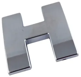 y3x19-emblemat-litera-literka-chrom-h-h-duza-56cm