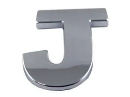 emblemat-litera-literka-cyfra-cyfry-chrom-j-j
