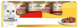 mokra-karma-dla-kota-z-wolowina-i-kurczakiem-w-sosie-gourmet-gold-24x85g